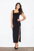 Glamorous Thigh-Slit Evening Dress: FIGL's Elegant Gown for Special Celebrations