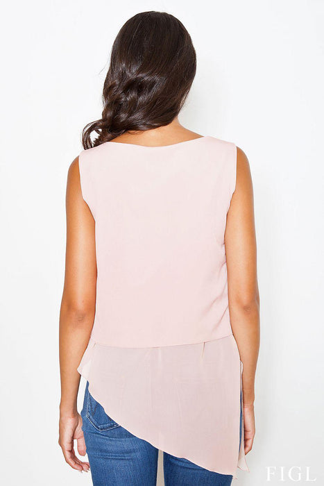 Chic Asymmetrical Sleeveless Top by Figl - A Touch of Elegance