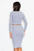 Enchanting Crop Top and Pencil Skirt Set - Alluring Two-Piece Outfit