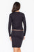 Sophisticated Pocketed Work Dress with Stylish Belt