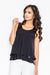 Elegant Double-Layered Rib-Knit Camisole by Figl