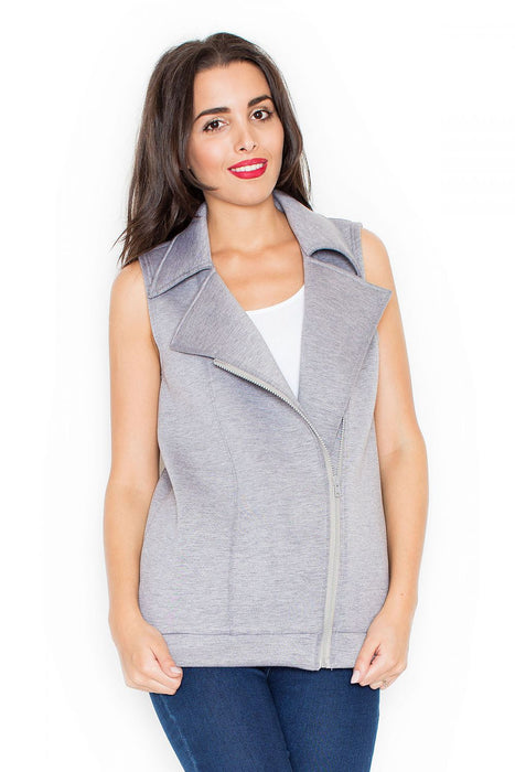 Elegant Zip-Up Vest for Stylish Versatility from Katrus
