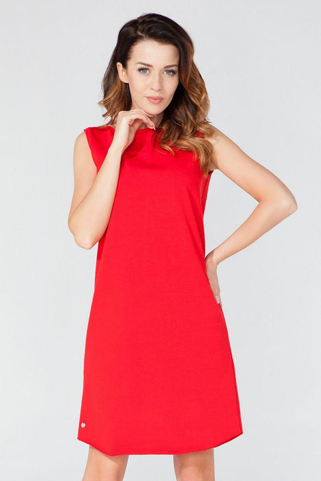 Elegant Knit Daydress with Charming Bow Back Detail