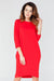 Chic Knit Daydress with Functional Hip Pockets - Tessita Collection