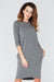 Chic Knitted Tuba Dress with Practical Pockets - Stylish Everyday Wear