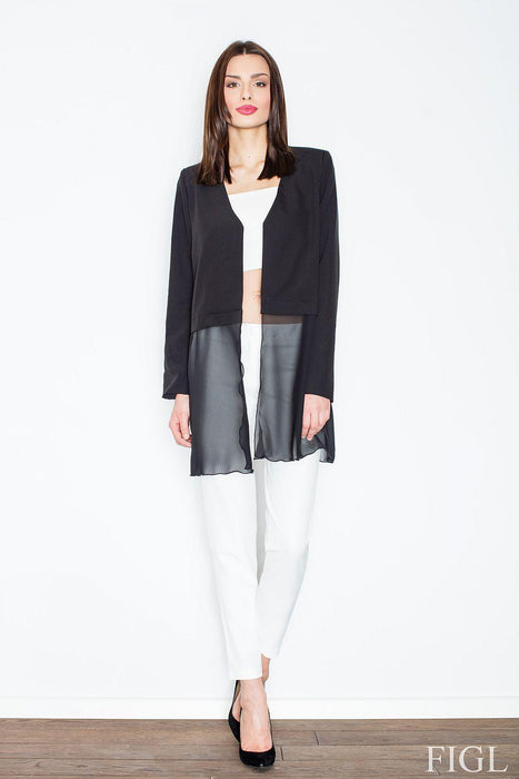 Sheer Elegance V-Neck Jacket: Where Comfort Meets Chic Fashion