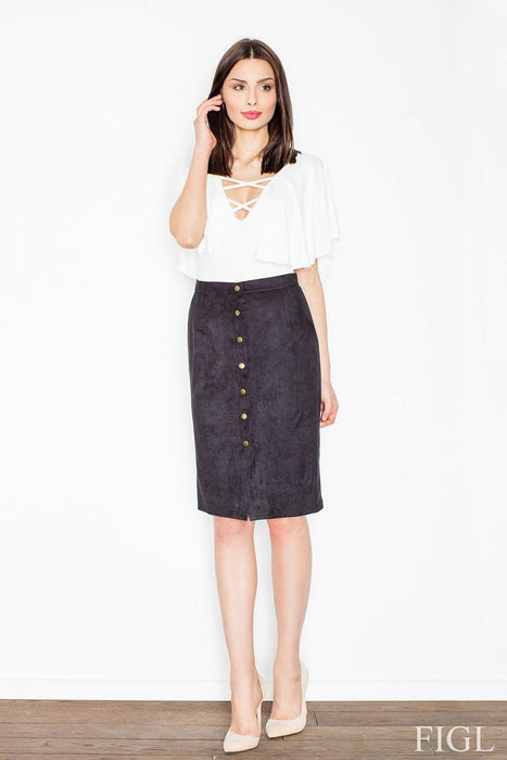 Chic Suede Pencil Skirt - Luxurious Comfort and Tailored Elegance