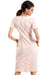 Elegant Sweetheart Draped Dress with Pockets - Model 60198 Moe