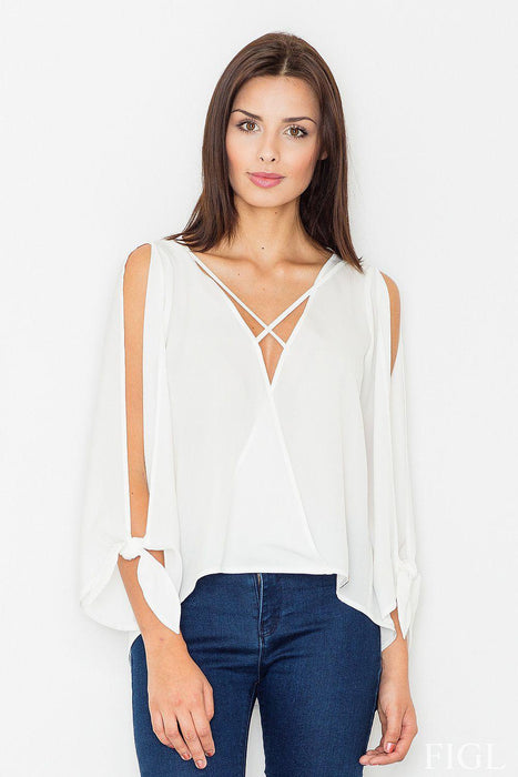 Elegant Lace-Trimmed Blouse for Effortless Style