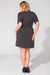 Chic Viscose Blend Daydress with Flared Hem - One Size Fits All
