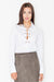 Chic Figl Blouse: Stylish Top with Elaborate Front Detail