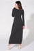 Elegant Draped Evening Dress with Multiple Size Choices