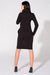 Chic Chimney Knit Dress with Pockets - Model 61725 Tessita Enhanced