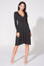 Elegant Deep V-Neck Knit Evening Dress - Tessita 61735 The Ultimate Choice