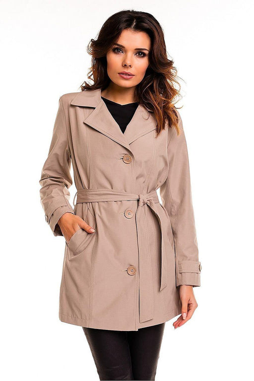 Sophisticated Autumn Trench Coat - Elegant Women's Outerwear