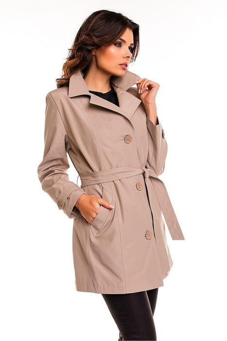 Sophisticated Autumn Trench Coat - Elegant Women's Outerwear