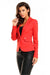 Elegant Pointed Collar Blazer