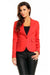 Elegant Pointed Collar Blazer