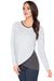 Raw Edge Knit Blouse - Effortless Chic for Every Occasion