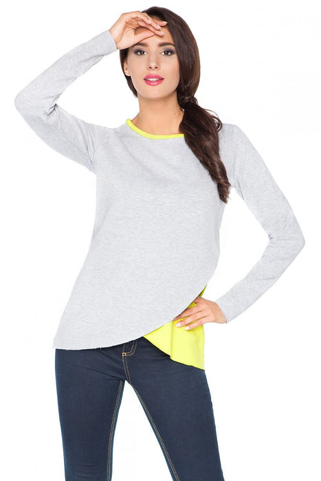 Raw Edge Knit Blouse - Effortless Chic for Every Occasion