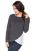 Raw Edge Knit Blouse - Effortless Chic for Every Occasion