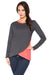 Raw Edge Knit Blouse - Effortless Chic for Every Occasion