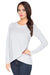 Raw Edge Knit Blouse - Effortless Chic for Every Occasion