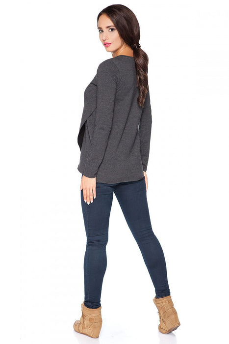 Raw Edge Knit Blouse - Effortless Chic for Every Occasion