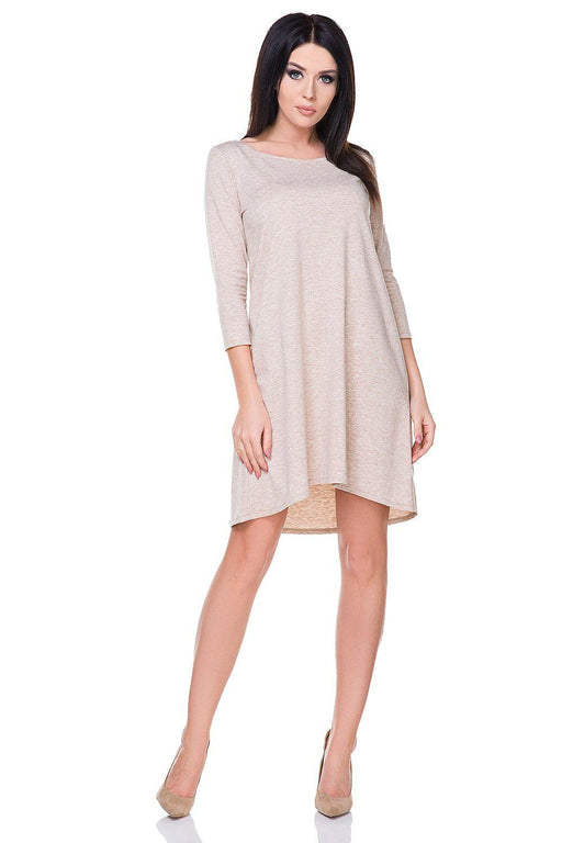 Elegant Round Neck Flare Dress from the Tessita Collection