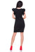 Chic Ruffled Knit Evening Dress - Tessita Style 76282