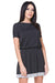 Chic Lace-Trimmed Knit Daydress - Tessita Model 76265