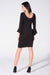 Elegant Backless Knit Dress with Stylish Ruffle Accents - Evening Sophistication Collection