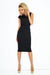 SARA Elegant Black High Waist Cocktail Dress - Timeless Sophistication and Superior Craftsmanship