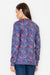 Floral Elegance Women's Long-Sleeve Hoodie - Crimson Luxe