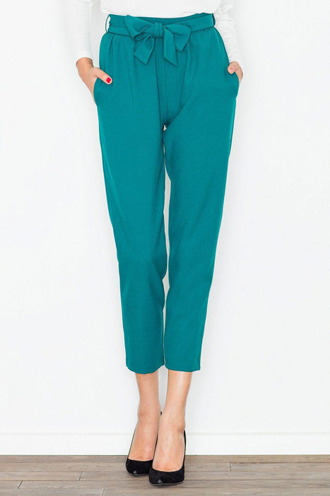 Elegant High-Waisted Trousers by Figl