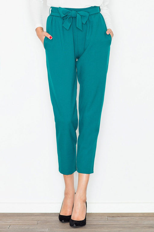 Chic High-Rise Pants for Women by Figl