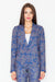 Elegant Patterned Blazer with Vibrant Style and Feminine Charm