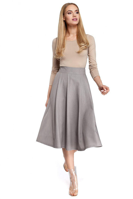 Elegant Flared Midi Skirt - The Perfect Choice for Any Occasion