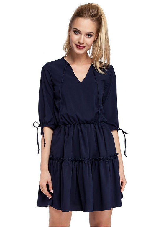 Bohemian Elegance Ruffled Daydress: Effortless Style Unleashed