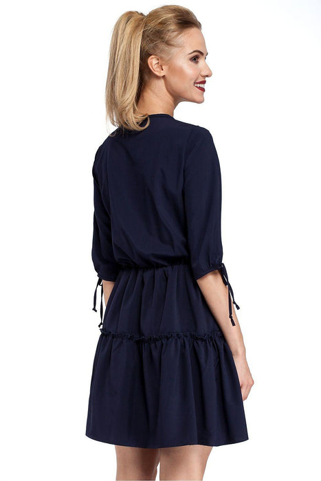 Bohemian Elegance Ruffled Daydress: Effortless Style Unleashed