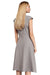 Sophisticated Midi Dress with Contrasting Pleated Skirt - Stylish Daytime Attire