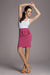 Fuchsia High Waist Skirt with Large Bow Detail - Range of Sizes Available