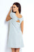 Chic Summer Cotton Trapeze Dress with Stylish Bow Back Detail