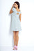 Chic Summer Cotton Trapeze Dress with Stylish Bow Back Detail