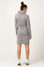 Vibrant Knit Day Dress with Chimney Neck and Pockets - Tessita 93552: Stylish Comfort with Practicality