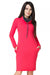 Tessita Vibrant Knit Dress: Sporty Elegance with Convenient Side Pockets