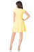 Chic Flared Cotton Day Dress with Elegant Boat Neckline - Perfect for Spring/Summer