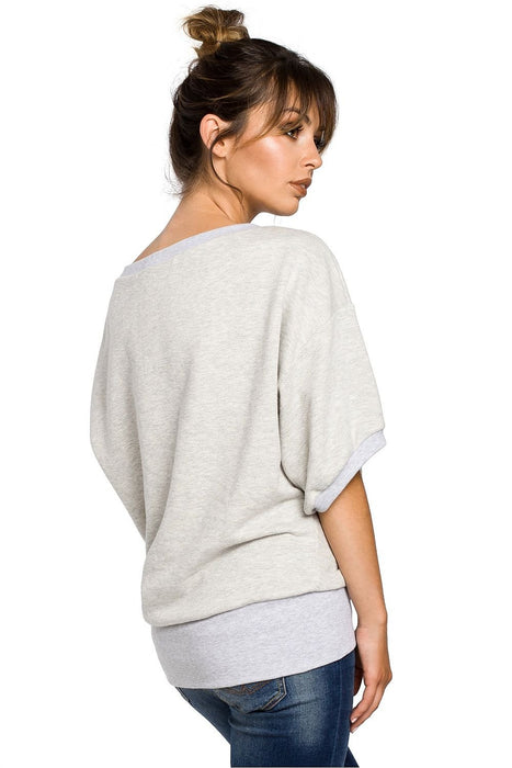 Cozy Luxe Ribbed Oversized Sweatshirt