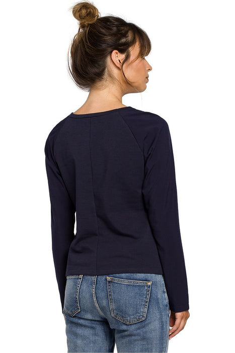 Chic Knitwear Sleeve Blouse for Effortless Elegance