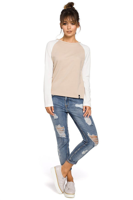 Chic Knitwear Sleeve Blouse for Effortless Elegance